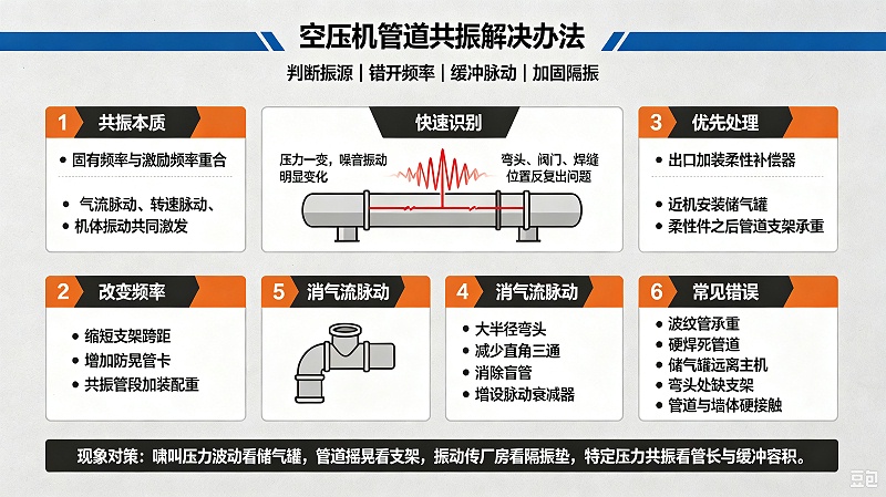 空压机管道共振解决办法 (3)